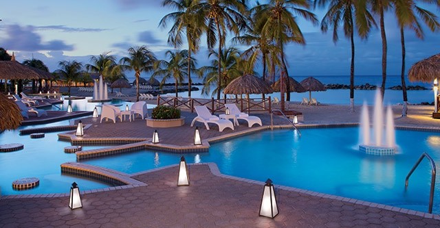 Pool view at Sunscape Curacao Resort 